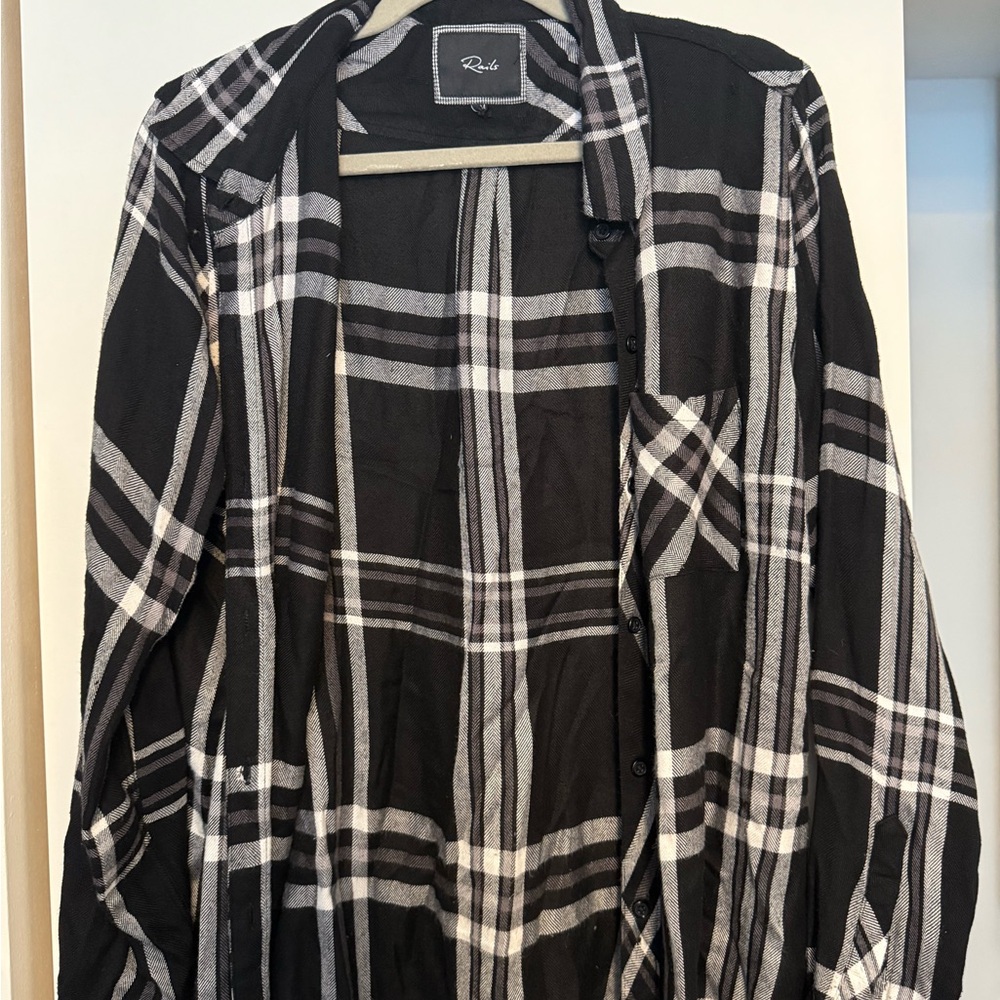 Rails flannel size medium